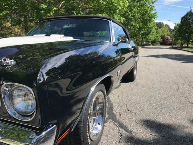 1970 Black Chevrolet Chevelle Convertible