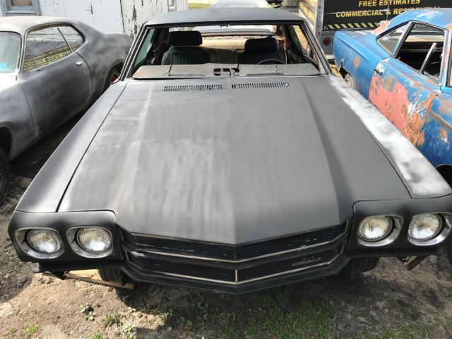 1970 Blue Chevrolet Chevelle Coupe