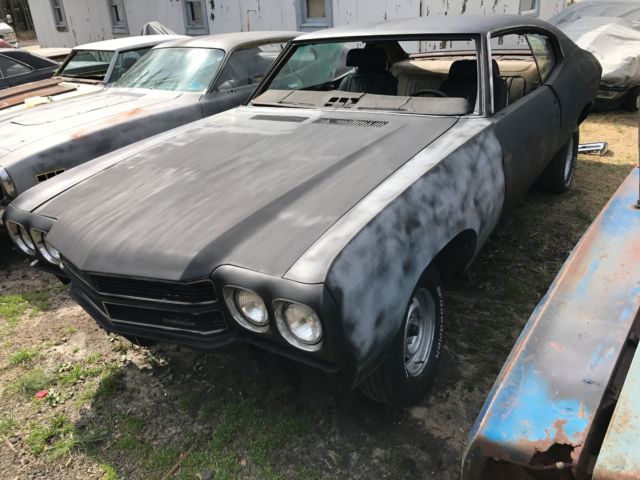 1970 Blue Chevrolet Chevelle Coupe