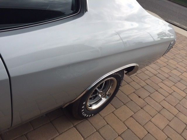 1970 Silver Chevrolet Chevelle Coupe