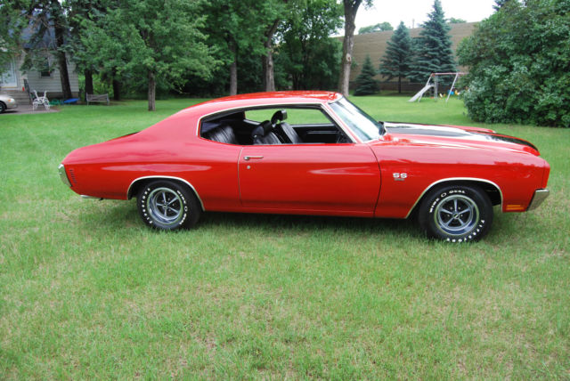1970 Red Chevrolet Chevelle Coupe