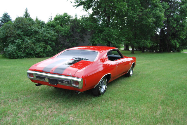 1970 Red Chevrolet Chevelle Coupe