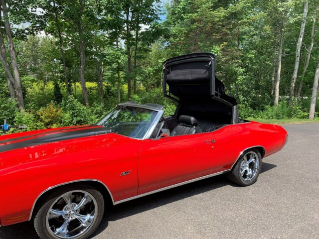 1970 Red Chevrolet Chevelle Convertible