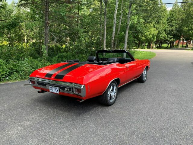 1970 Red Chevrolet Chevelle Convertible