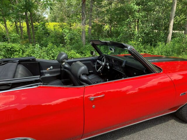 1970 Red Chevrolet Chevelle Convertible