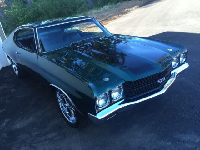 1970 Blue Chevrolet Chevelle Coupe