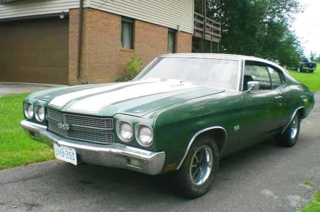 1970 FOREST GREEN Chevrolet Chevelle SPORT COUPE