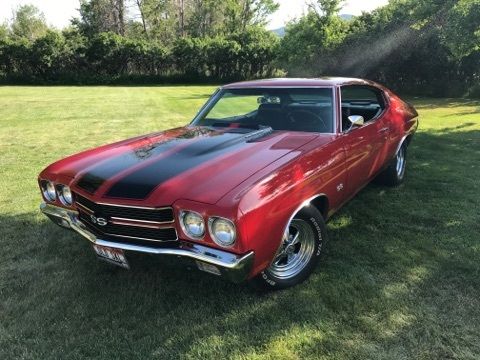 1970 Red Chevrolet Chevelle Coupe