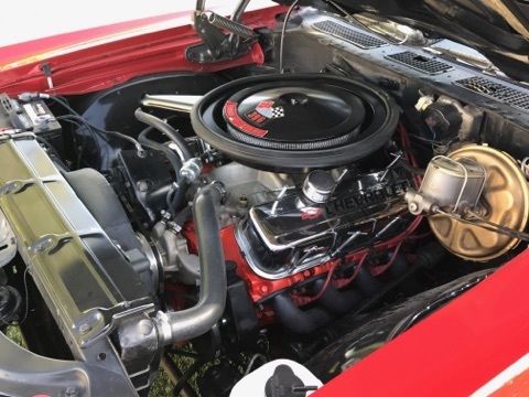 1970 Red Chevrolet Chevelle Coupe