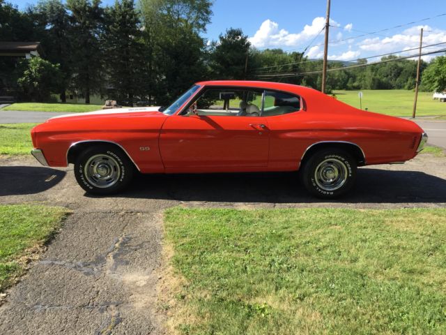 1970 Orange Chevrolet Chevelle Coupe