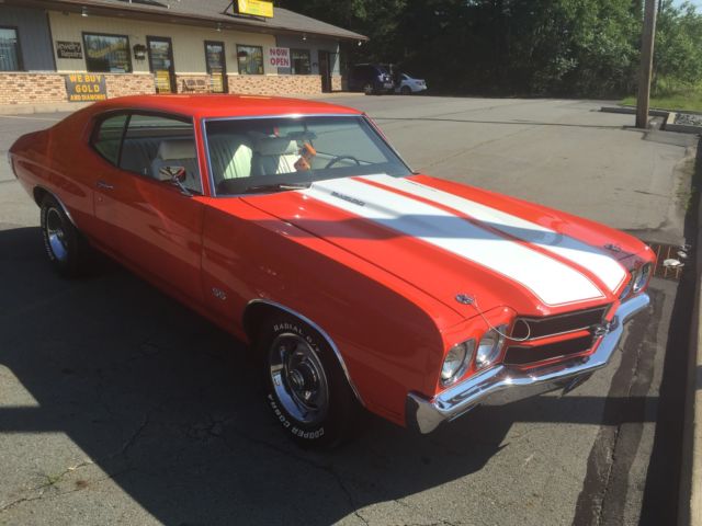 1970 Orange Chevrolet Chevelle Coupe