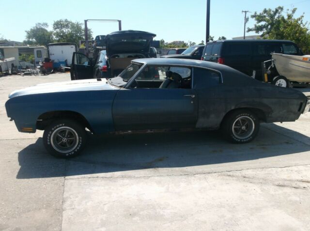 1970 Blue Chevrolet Chevelle Coupe