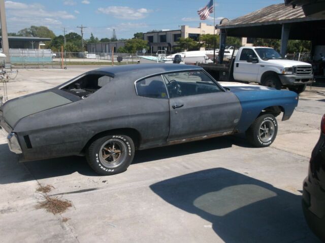 1970 Blue Chevrolet Chevelle Coupe