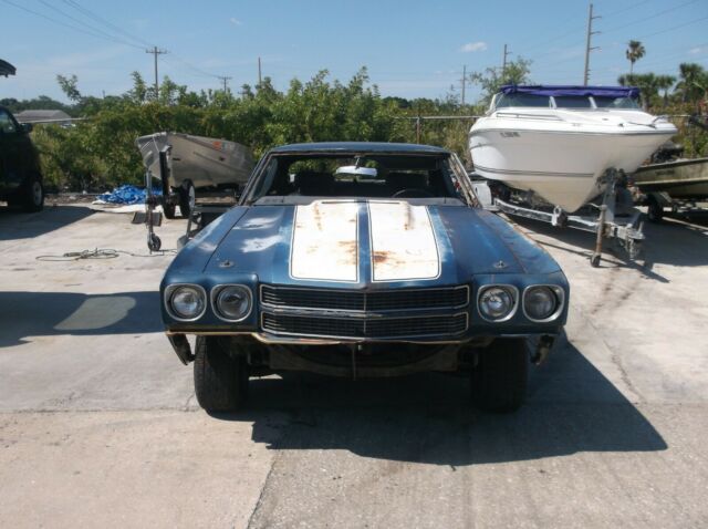 1970 Blue Chevrolet Chevelle Coupe