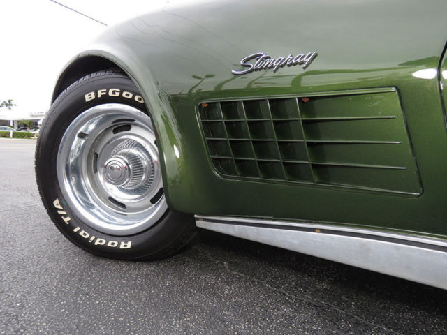 1970 Green Chevrolet 454 Stingray Coupe