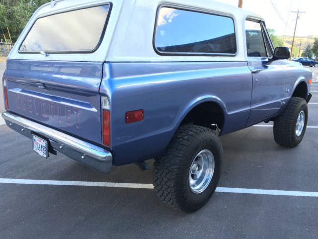 1972 Blue Chevrolet Blazer SUV
