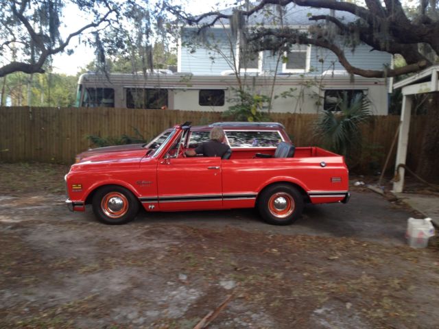 1970 Red/Orange Chevrolet Blazer SUV