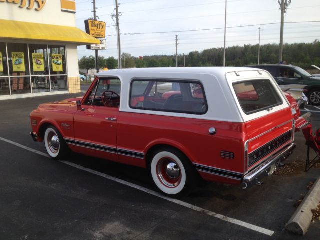 1970 Red/Orange Chevrolet Blazer SUV