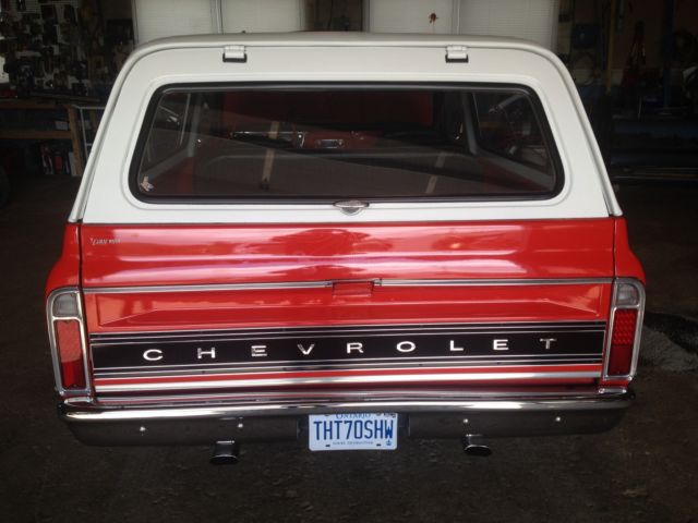 1970 Red/Orange Chevrolet Blazer SUV