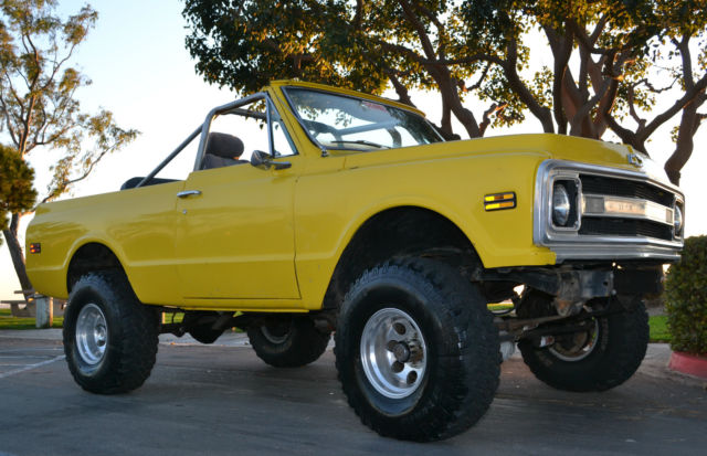 1970 Yellow Chevrolet Blazer Convertible