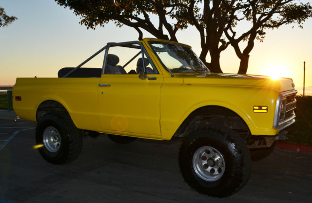 1970 Yellow Chevrolet Blazer Convertible