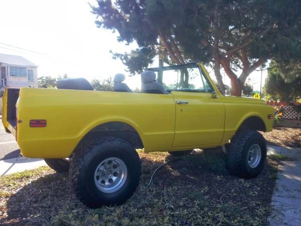 1970 Yellow Chevrolet Blazer Convertible