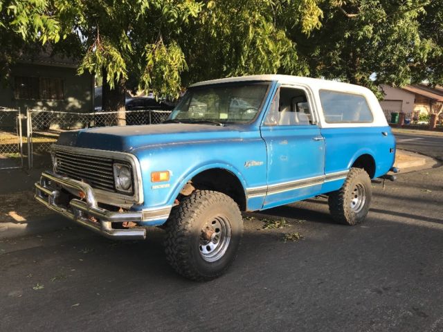 1970 Blue Chevrolet Blazer SUV