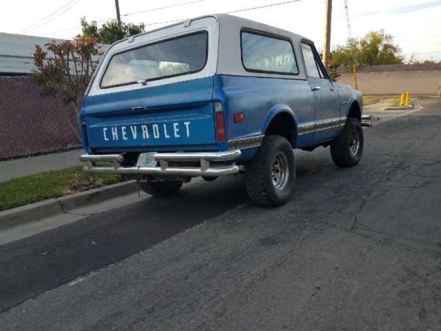 1970 Blue Chevrolet Blazer SUV
