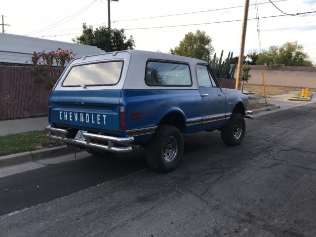 1970 Blue Chevrolet Blazer SUV