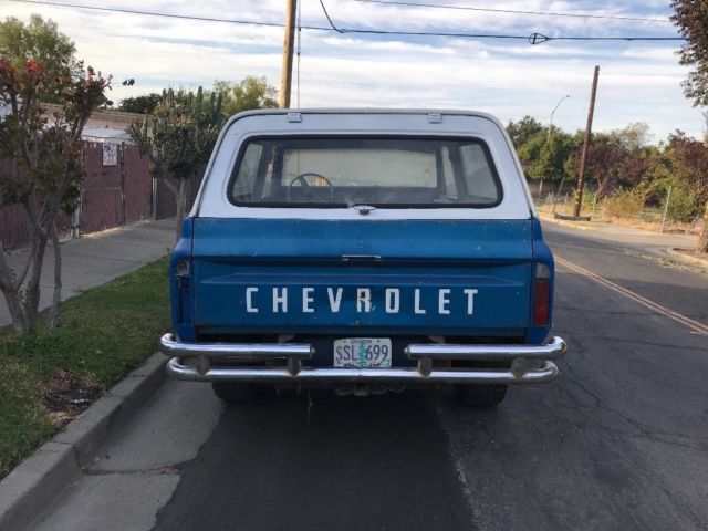 1970 Blue Chevrolet Blazer SUV