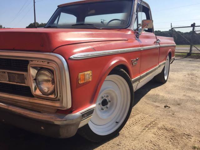 1970 Orange Chevrolet C-10
