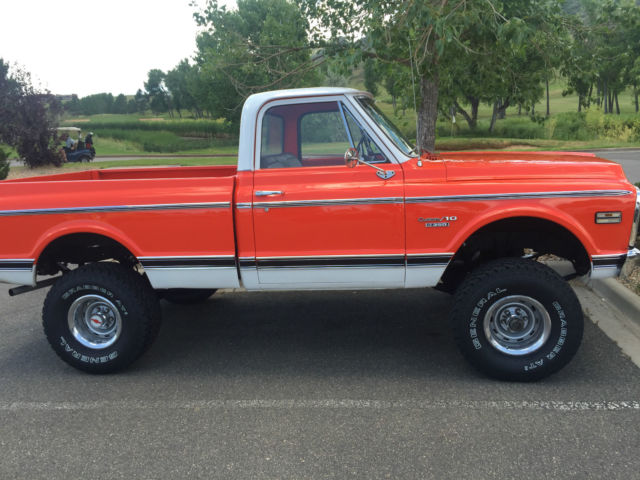 1970 Orange Chevrolet C-10 Short Bed