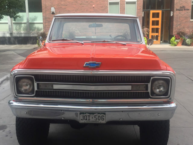1970 Orange Chevrolet C-10 Short Bed