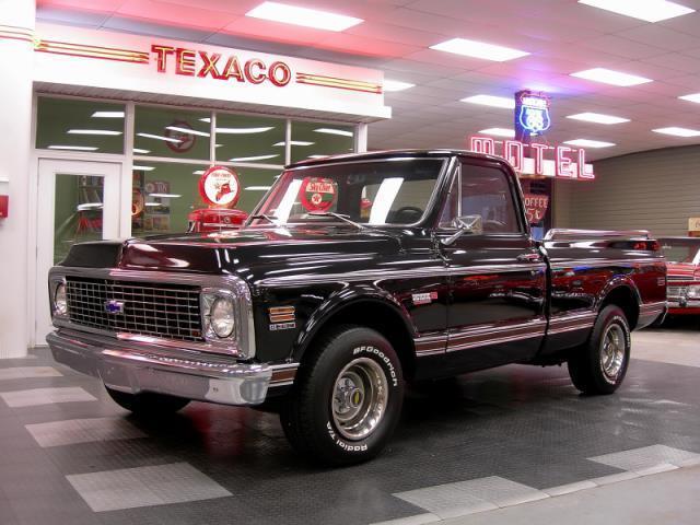 1970 Black Chevrolet C-10 Fleet Side