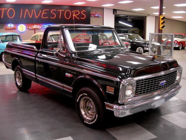 1970 Black Chevrolet C-10 Fleet Side