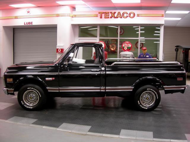 1970 Black Chevrolet C-10 Fleet Side