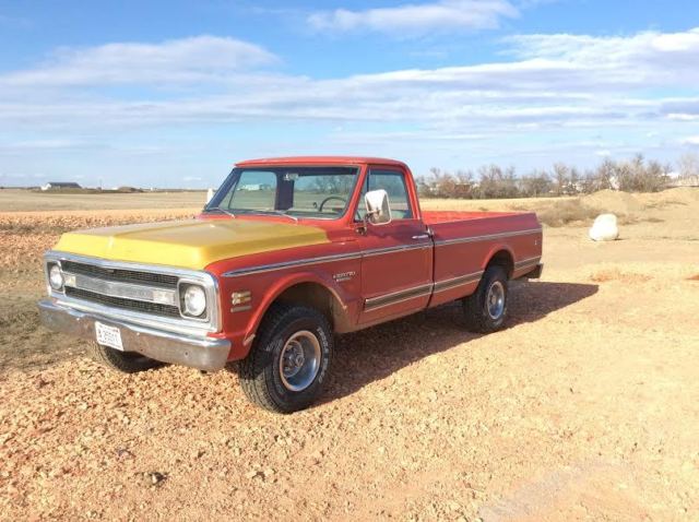 1970 Red Chevrolet C-10