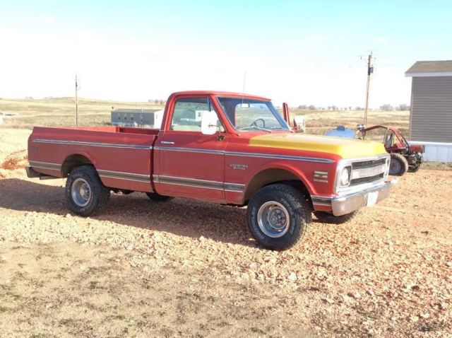 1970 Red Chevrolet C-10