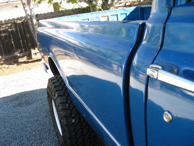 1970 Blue Chevrolet C-10 Cab & Chassis