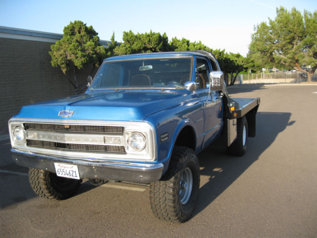 1970 Blue Chevrolet C-10 Cab & Chassis