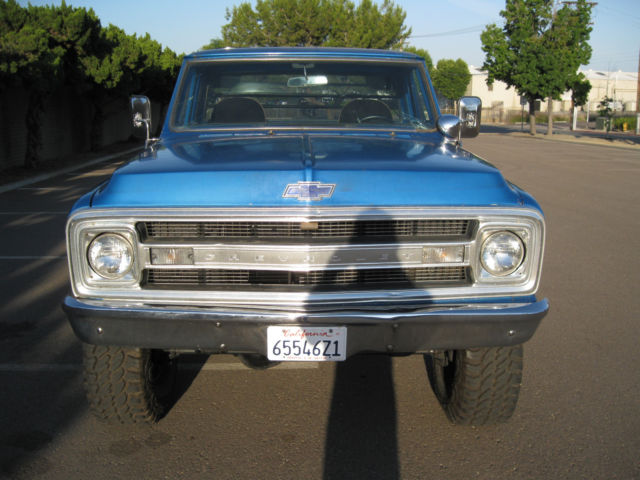 1970 Blue Chevrolet C-10 Cab & Chassis