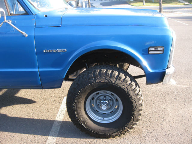 1970 Blue Chevrolet C-10 Cab & Chassis