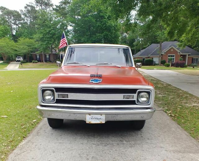 1970 Orange Chevrolet C-10 Cab & Chassis