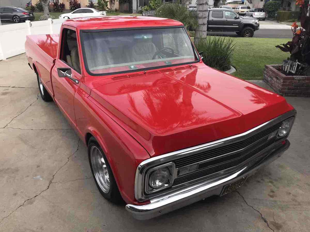 1970 Red Chevrolet C-10 Pickup