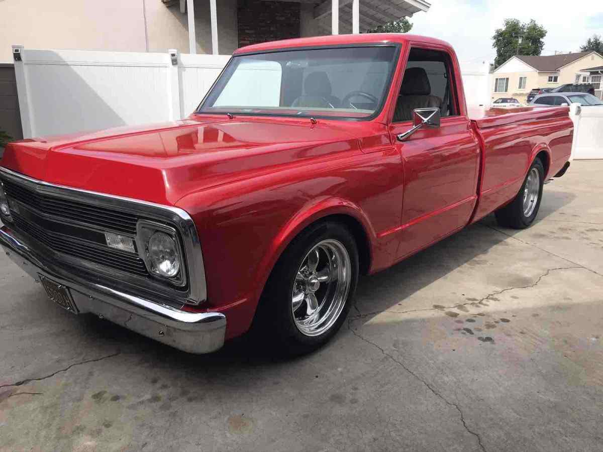 1970 Red Chevrolet C-10 Pickup
