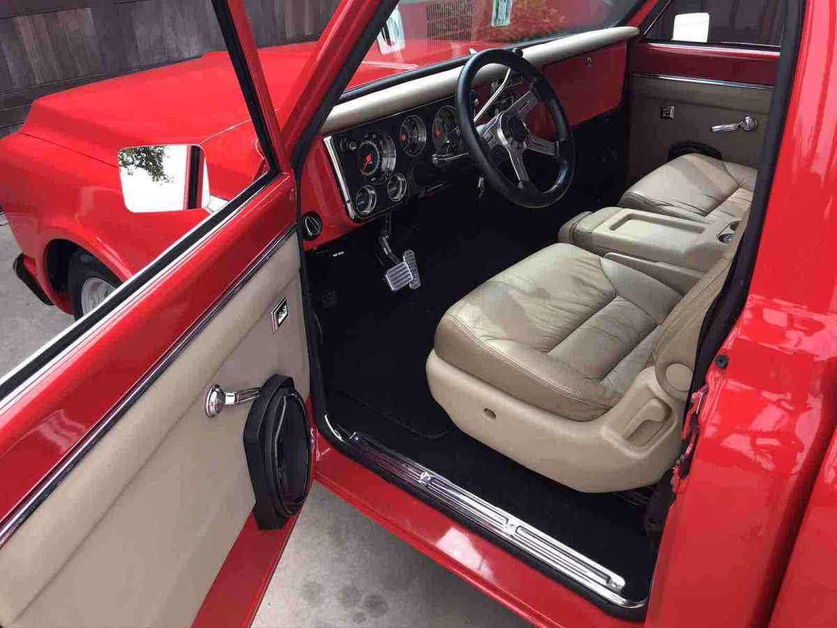 1970 Red Chevrolet C-10 Pickup