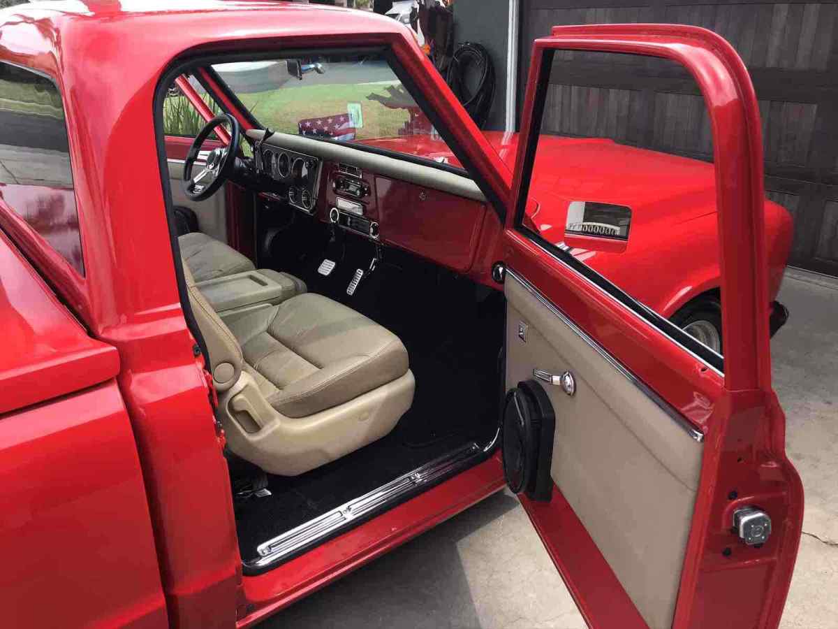 1970 Red Chevrolet C-10 Pickup