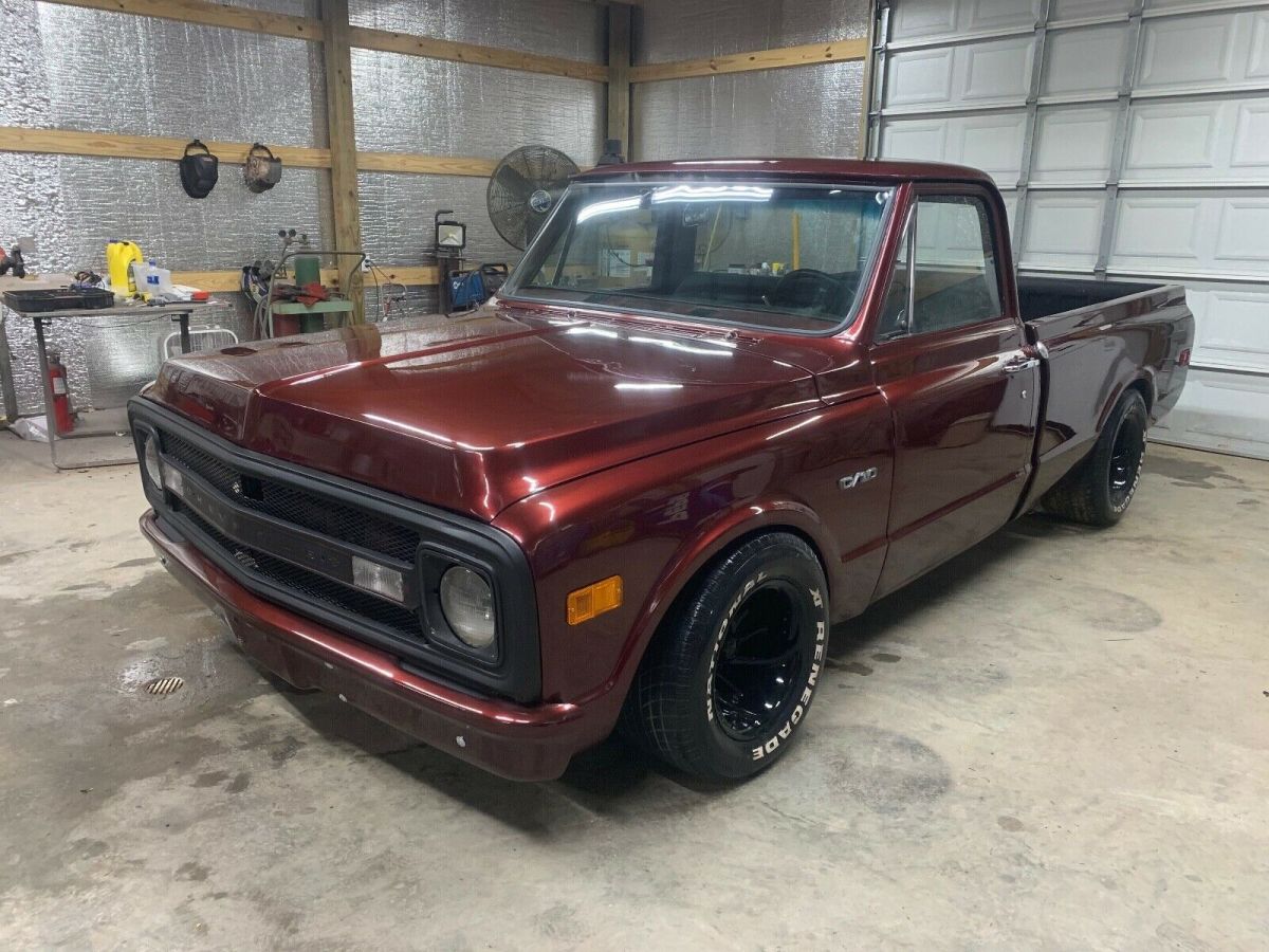 1970 Red Chevrolet C-10 Pickup Truck