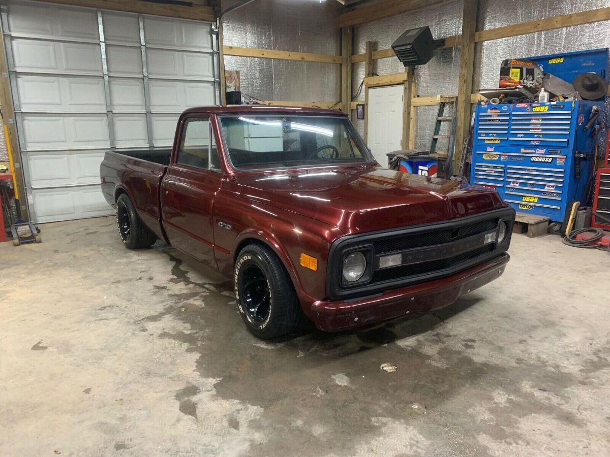 1970 Red Chevrolet C-10 Pickup Truck