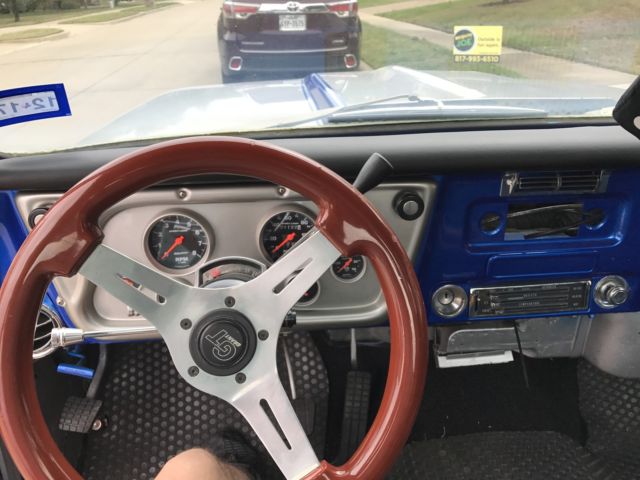 1970 Two tone grey-blue Chevrolet C-10 long bed